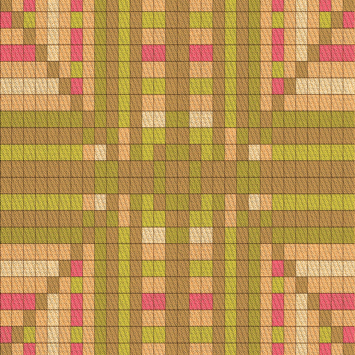 Patterned Orange Rug, pat688org