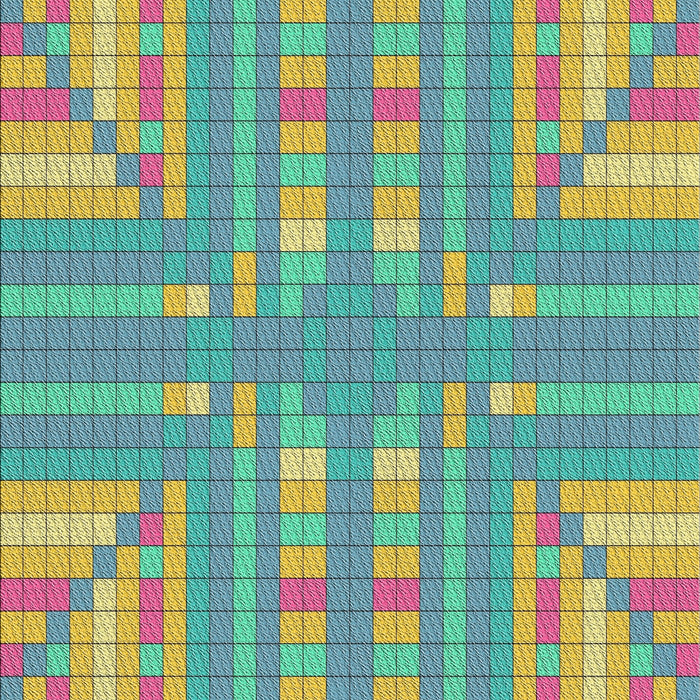 Patterned Light Green Modern Rug, pat688