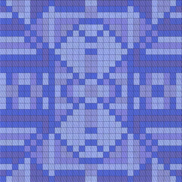 Round Patterned Sky Blue Rug, pat689blu