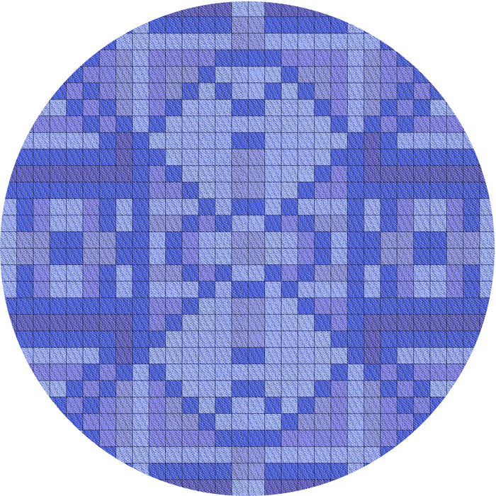 Square Machine Washable Transitional Sky Blue Rug in a Living Room, wshpat689blu