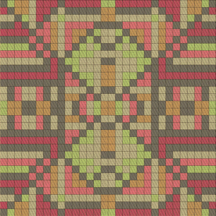 Round Patterned Sienna Brown Rug, pat689brn