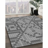 Patterned Ash Gray Rug, pat689gry