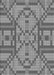 Patterned Ash Gray Rug, pat689gry