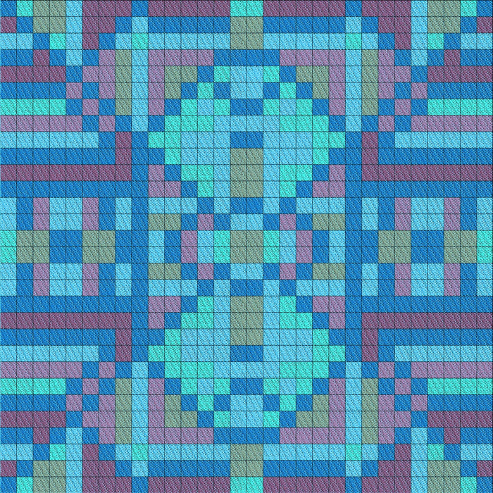 Round Machine Washable Transitional Blue Rug, wshpat689lblu