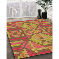 Patterned Red Rug, pat689org