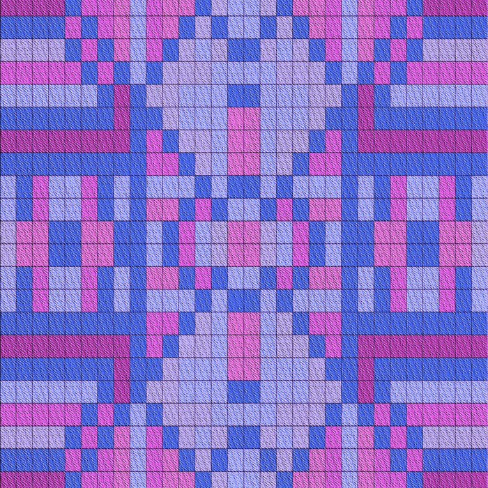 Patterned Light Slate Blue Rug, pat689pur