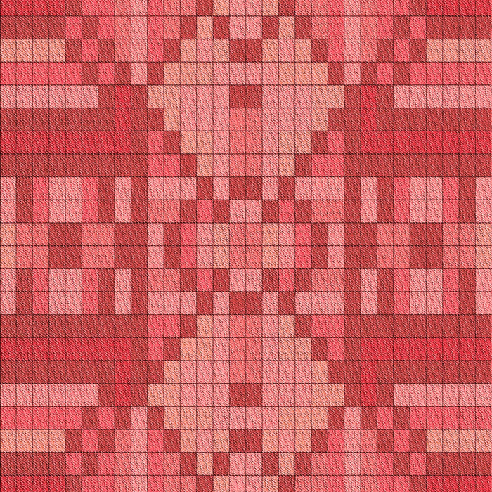 Patterned Red Rug, pat689rd