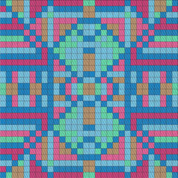 Sideview of Machine Washable Transitional Viola Purple Rug, wshpat689