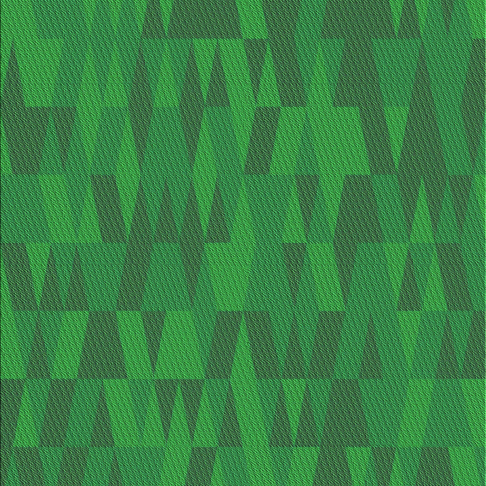 Machine Washable Transitional Green Rug, wshpat69grn