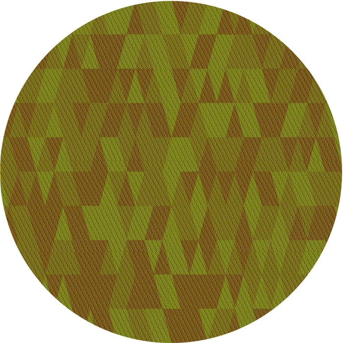 Square Patterned Dark Bronze Brown Rug, pat69yw