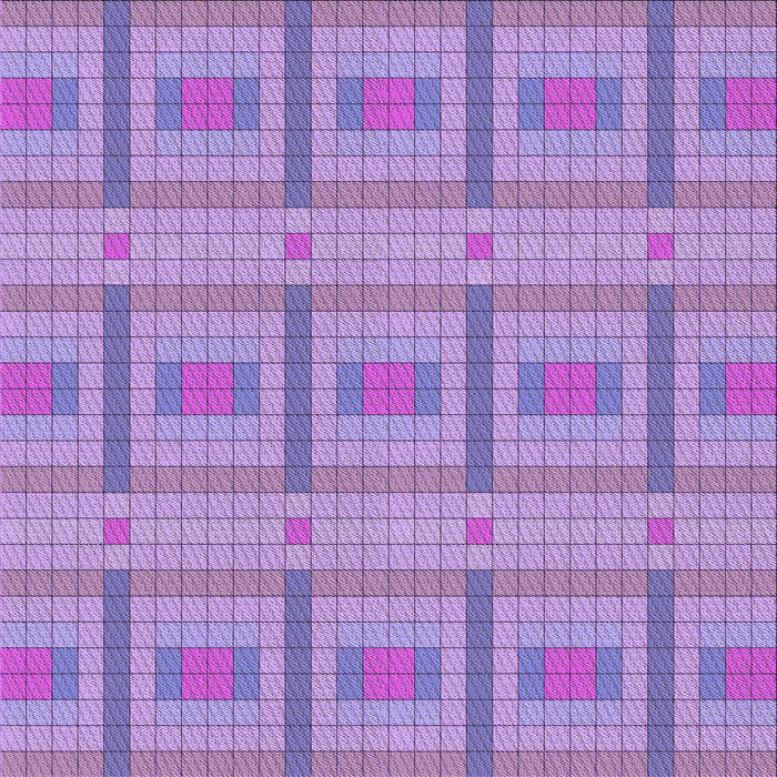 Round Patterned Bright Lilac Purple Rug, pat690pur