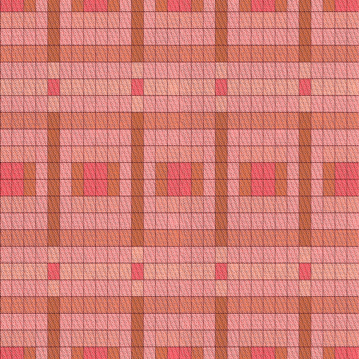 Patterned Fire Red Rug, pat690rd