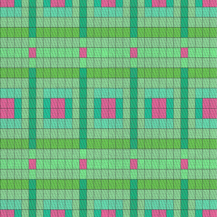 Patterned Lime Mint Green Novelty Rug, pat690