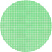 Square Patterned Green Rug, pat691grn