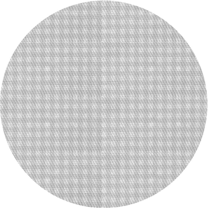 Square Patterned Platinum Gray Rug, pat691gry