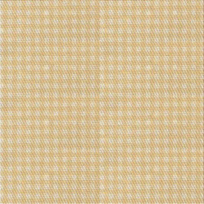 Round Patterned Orange Rug, pat691org