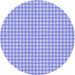 Square Patterned Light Slate Blue Rug, pat692blu