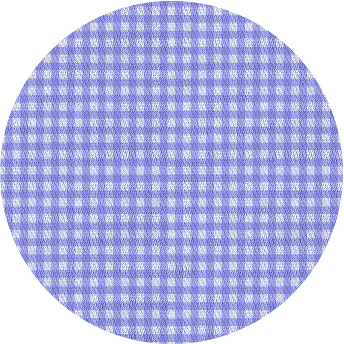 Square Machine Washable Transitional Light Slate Blue Rug in a Living Room, wshpat692blu