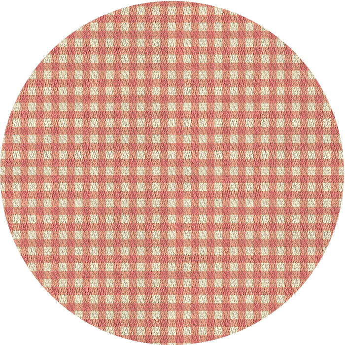 Square Patterned Orange Rug, pat692brn