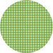 Square Patterned Green Yellow Green Rug, pat692grn