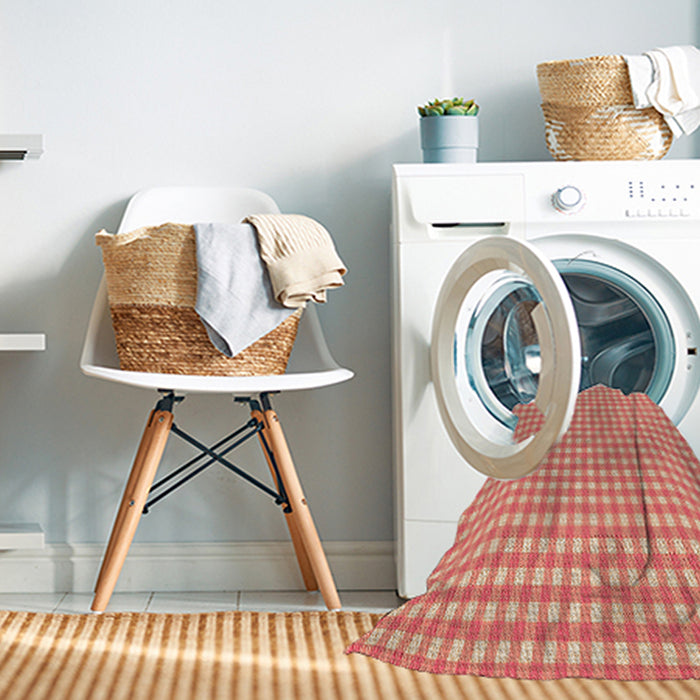 Machine Washable Transitional Sandy Brown Rug in a Washing Machine, wshpat692org