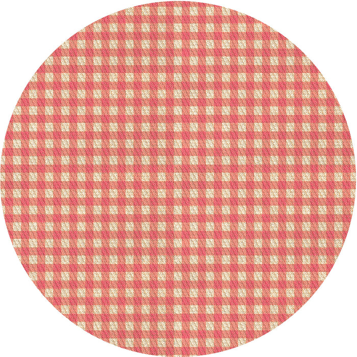 Square Patterned Sandy Brown Rug, pat692org