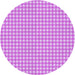 Square Patterned Bright Neon Pink Purple Rug, pat692pur