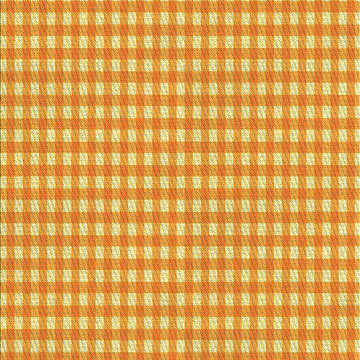 Patterned Neon Orange Rug, pat692yw