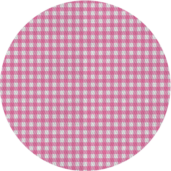 Square Machine Washable Transitional Blush Pink Rug, wshpat692