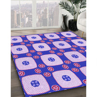 Patterned Amethyst Purple Rug, pat695pur