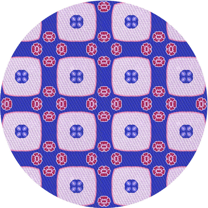 Square Patterned Amethyst Purple Rug, pat695pur