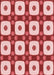 Patterned Red Rug, pat695rd