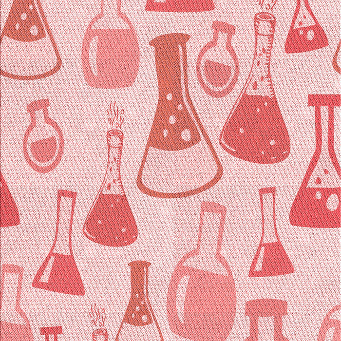 Patterned Light Red Pink Rug, pat696rd