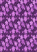 Machine Washable Transitional Dark Magenta Purple Rug, wshpat697pur