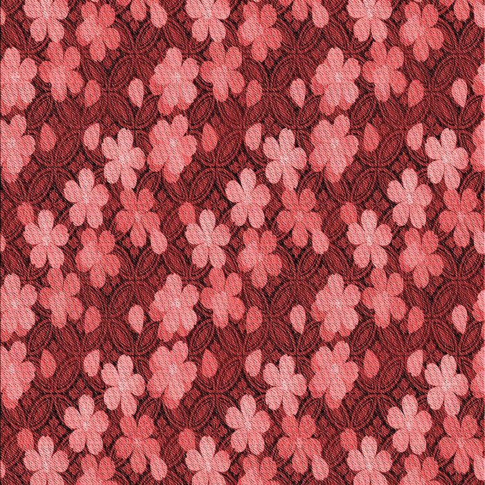 Patterned Red Rug, pat697rd