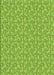 Machine Washable Transitional Yellow Green Rug, wshpat698grn