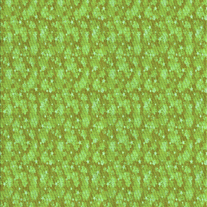 Machine Washable Transitional Yellow Green Rug, wshpat698grn