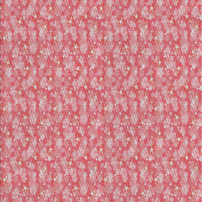 Patterned Pastel Pink Novelty Rug, pat698