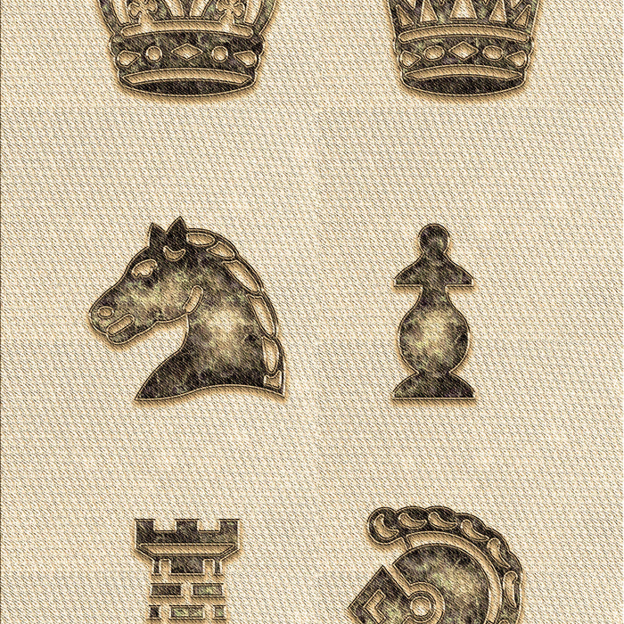 Patterned Wheat Beige Rug, pat699brn