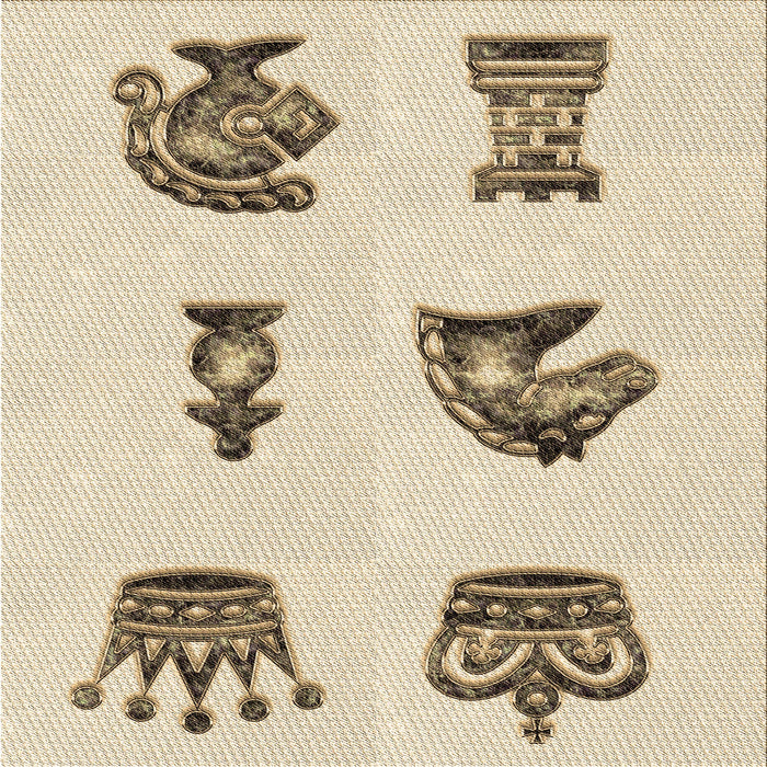 Round Machine Washable Transitional Wheat Beige Rug, wshpat699brn