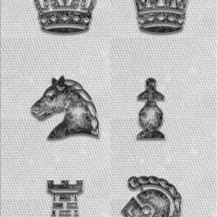 Patterned Platinum Gray Rug, pat699gry