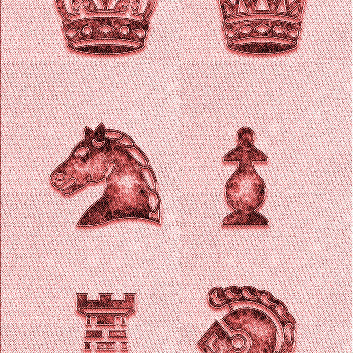 Patterned Light Rose Pink Rug, pat699rd