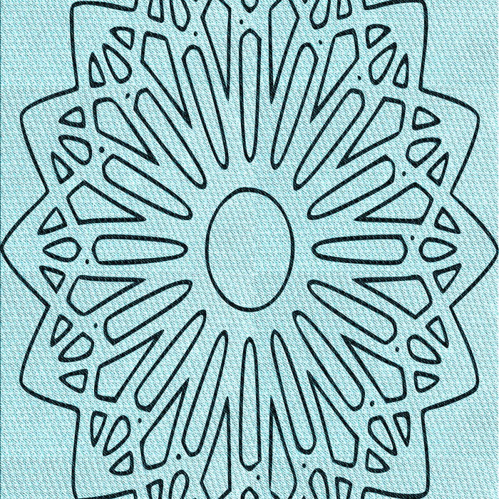 Machine Washable Transitional Seafoam Green Rug, wshpat7lblu