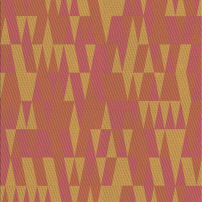 Square Patterned Orange Rug in a Living Room, pat70brn