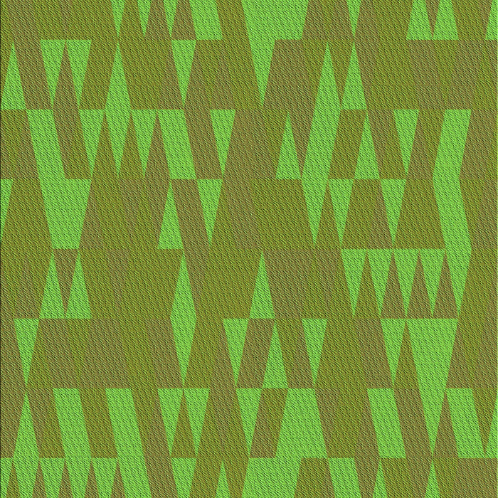 Square Patterned Green Rug in a Living Room, pat70grn