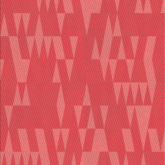 Square Patterned Red Rug in a Living Room, pat70rd