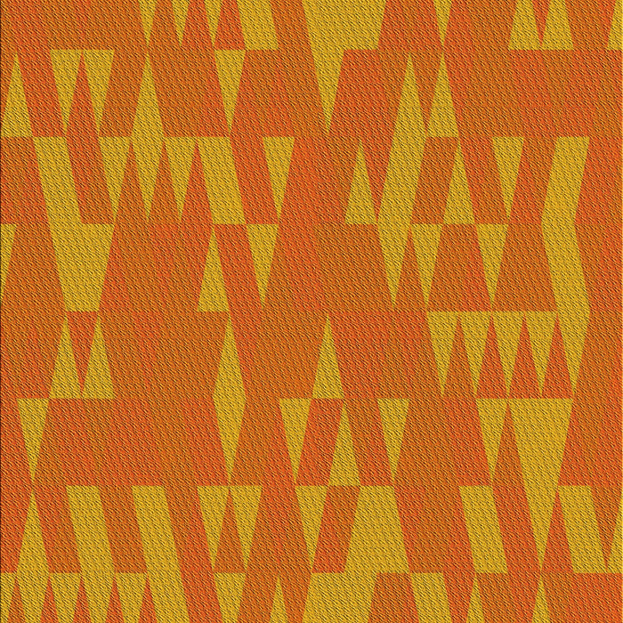 Patterned Scarlet Red Rug, pat70yw