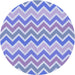 Square Machine Washable Transitional Periwinkle Purple Rug in a Living Room, wshpat700blu