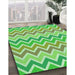 Machine Washable Transitional Jade Green Rug in a Family Room, wshpat700grn