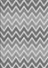 Machine Washable Transitional Platinum Silver Gray Rug, wshpat700gry